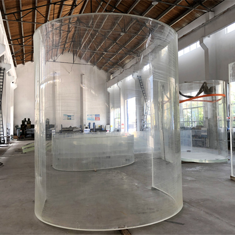 ចានកញ្ចក់អំបូរអាលុយមីញ៉ូម lucite កំបោរសម្រាប់អាងចិញ្ចឹមត្រី